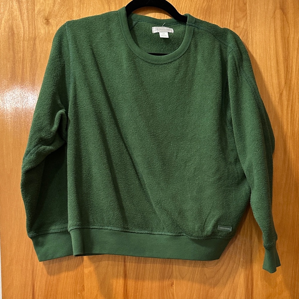 Outerknown Forest Green Crewneck Sweater